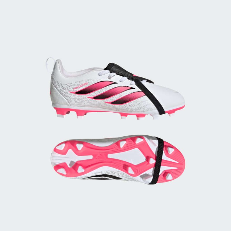 adidas Botines Predator Club Lengüeta Plegable Terreno Firme/Multiterreno Niños Blanco