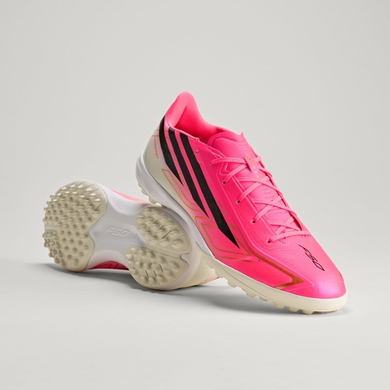adidas Botines F50 Hyperfast League Pasto Artificial Rosa