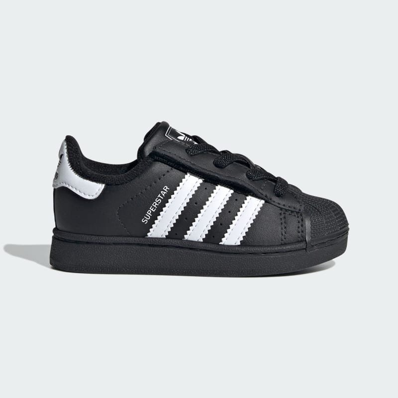 adidas Zapatillas Superstar II Cierre Fácil Cordones Elásticos Negro