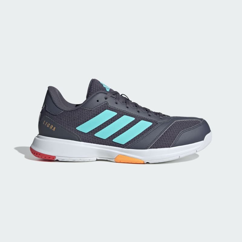adidas Zapatillas Ligra 8 Cancha Cubierta Gris