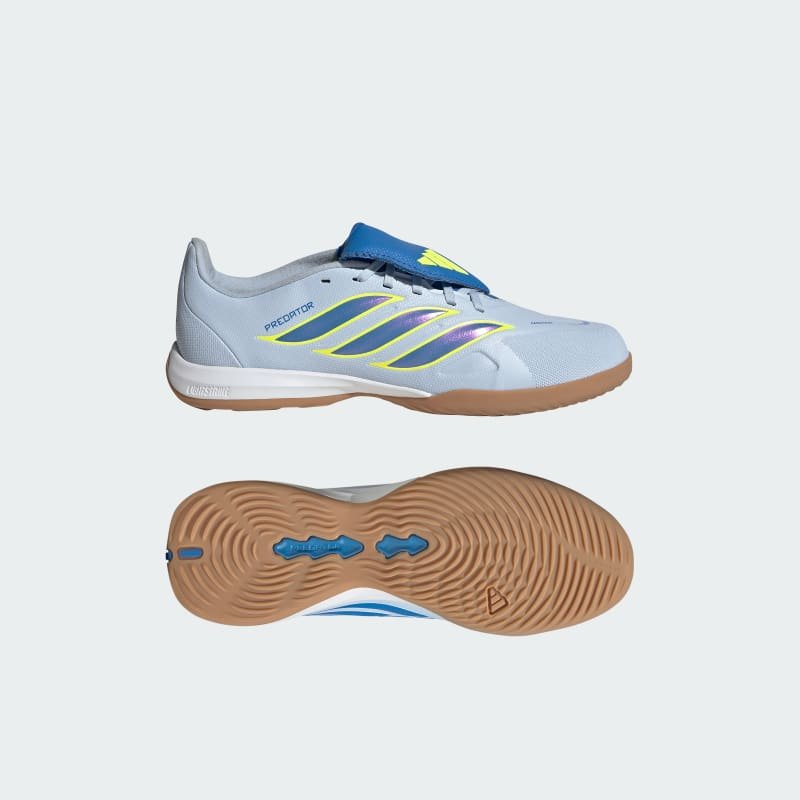 adidas Botines con Lengüeta Plegable para Cancha Cubierta PREDATOR LEAGUE para Niños Azul