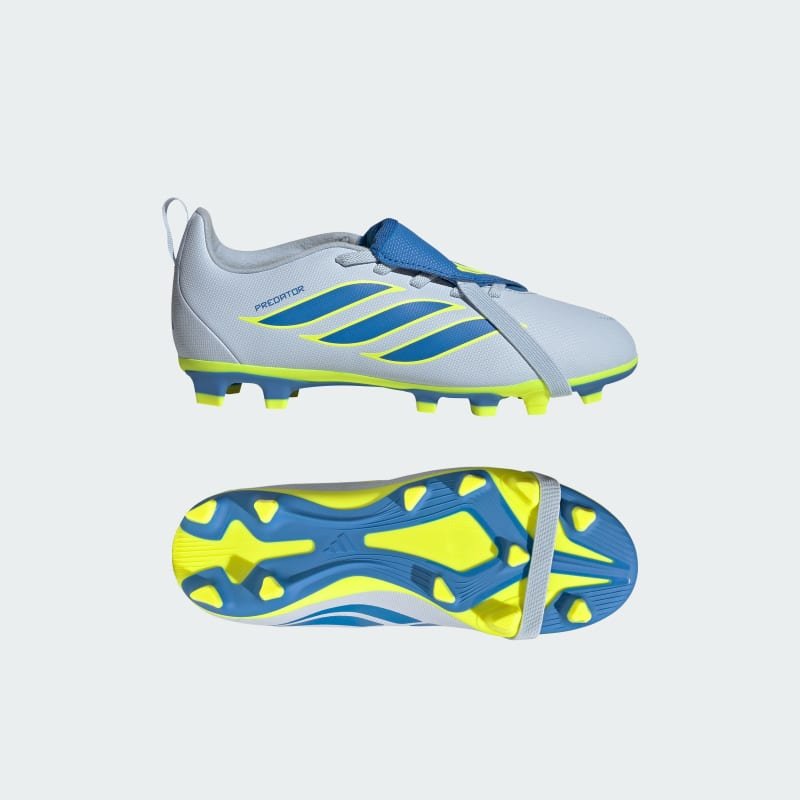 adidas Botines PREDATOR CLUB Lengüeta Plegable Cordones Elásticos Terreno Firme/Multiterreno Azul