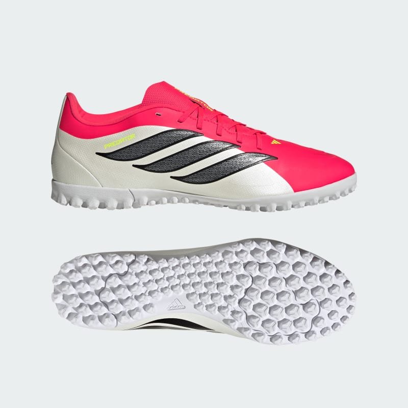 adidas Botines Predator para Pasto Artificial Rojo
