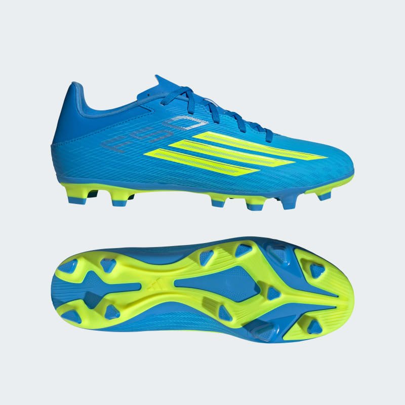 adidas Botines F50 CLUB para Terreno Firme/Multiterreno Azul