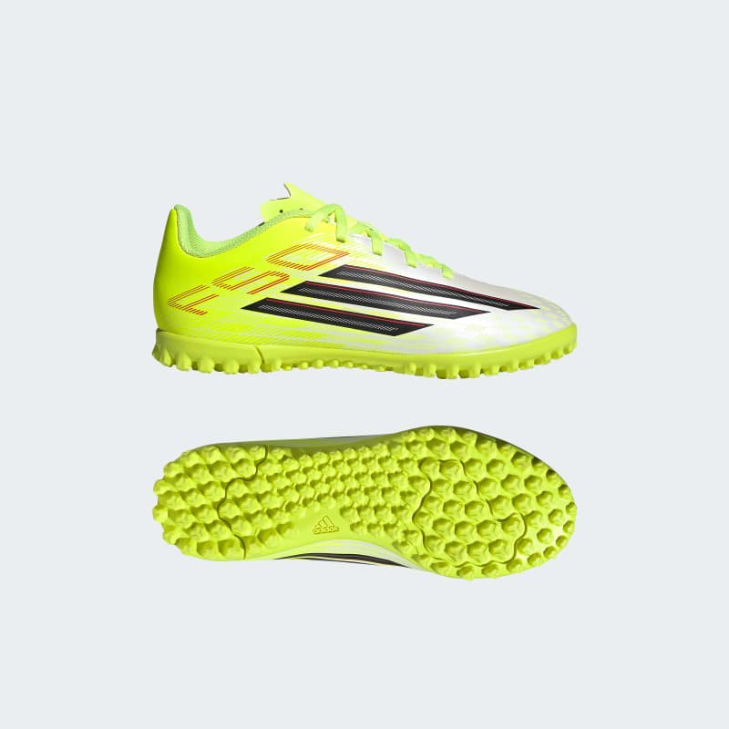 adidas Botines F50 CLUB para Pasto Artificial para Niños Verde