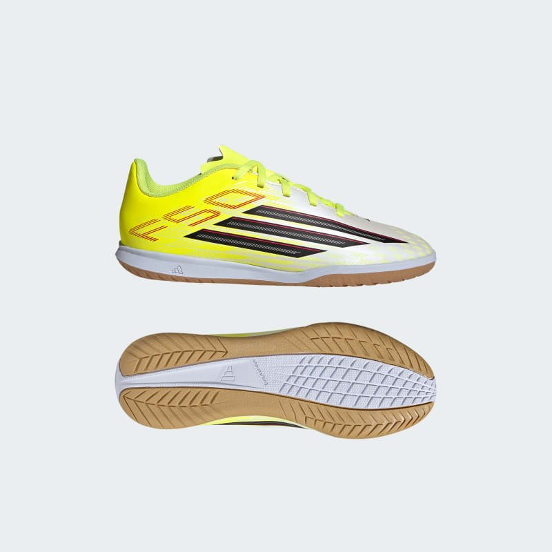 adidas Botines F50 CLUB para Cancha Cubierta para Niños Verde