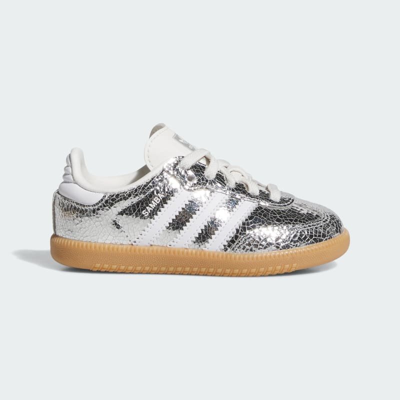 adidas Zapatillas Samba OG Cordones Elásticos Niños Plateado