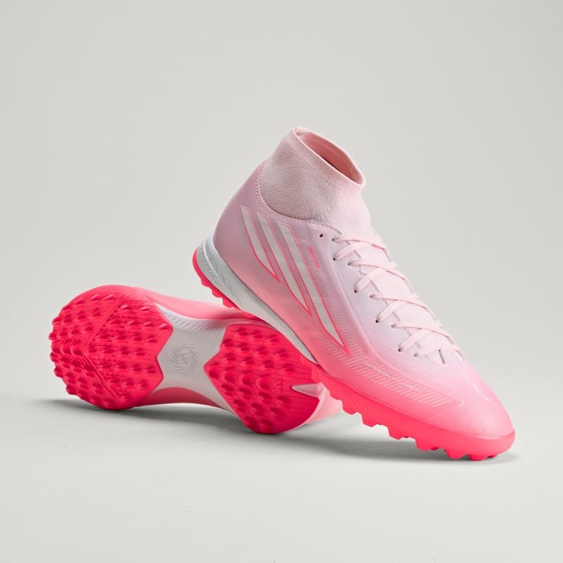 adidas Botines de Fútbol F50 SPARKFUSION LEAGUE Caña Media Pasto Artificial Mujer Rosa