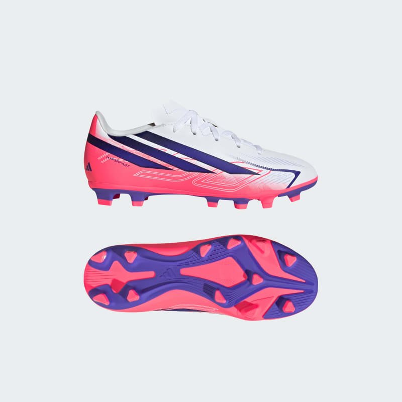 adidas Botines F50 Hyperfast Club Terreno Firme/Multiterreno Niños Blanco