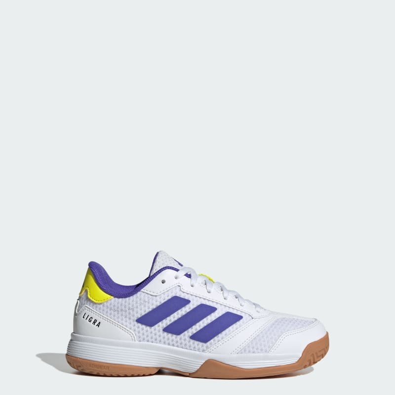 adidas Zapatillas Ligra 8 para Cancha Cubierta para Niños Blanco